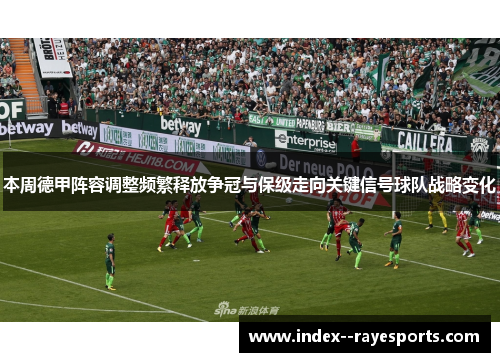 本周德甲阵容调整频繁释放争冠与保级走向关键信号球队战略变化